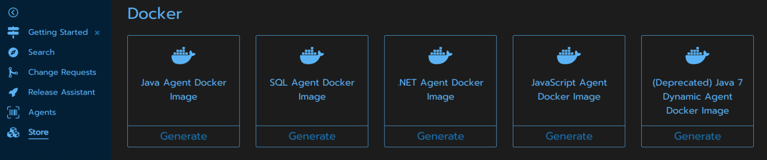 CodeLogic Admin Installers Page DockerAgents.png