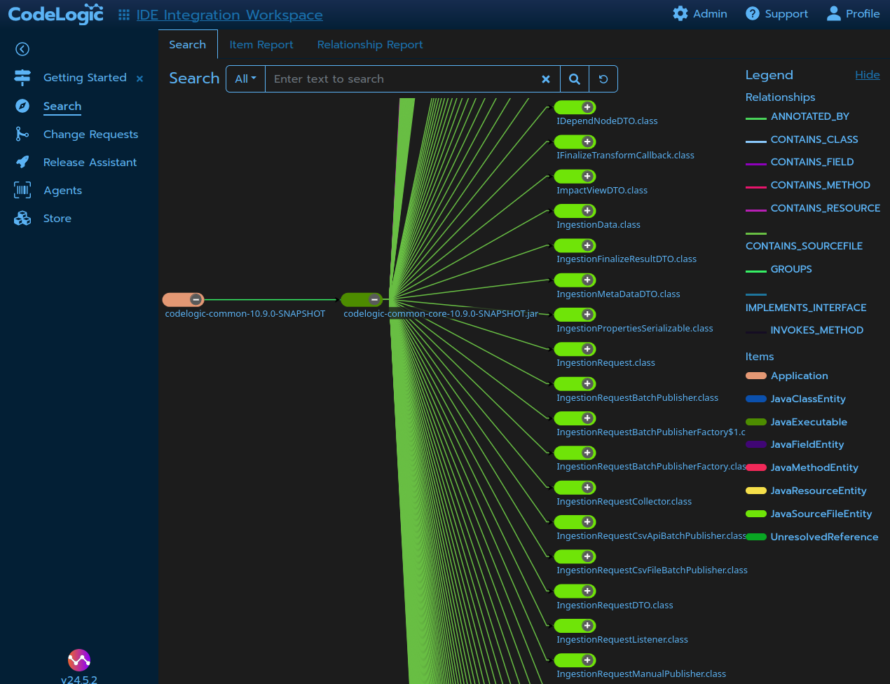 The CodeLogic Explorer - Expanded